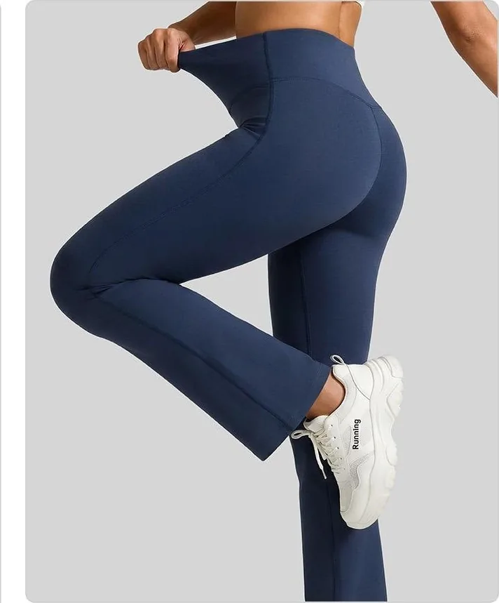 Nylon Flared Leggings