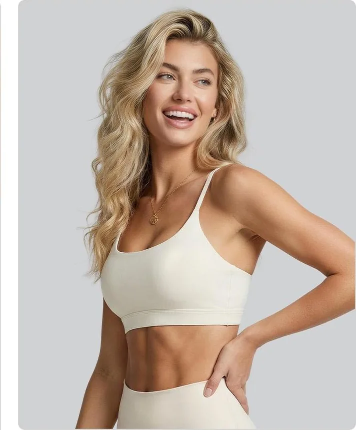 Nylon Halter Open-Back Strappy