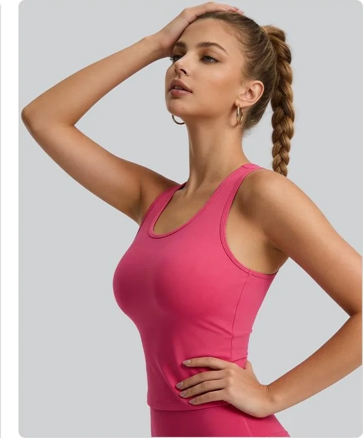 Peach Yoga Tank Top
