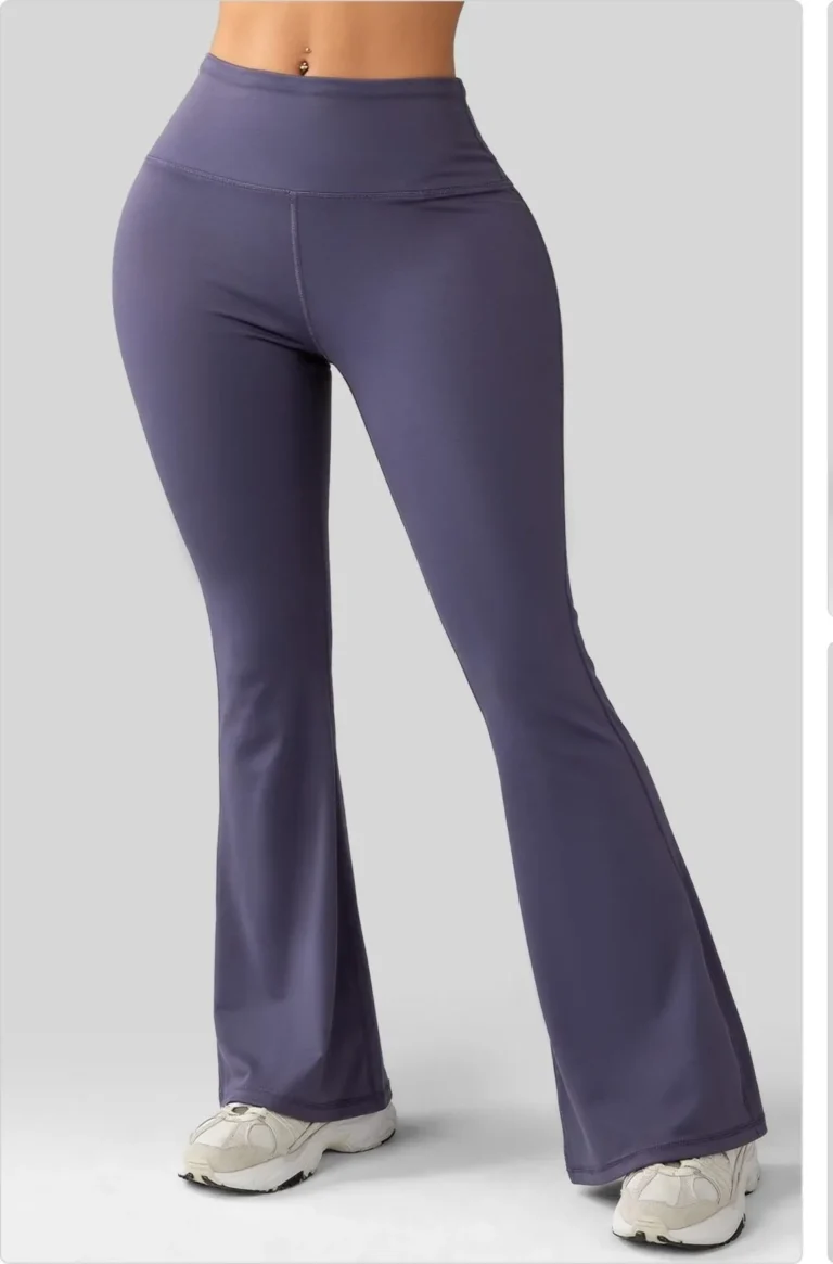 Peach Flared Leggings