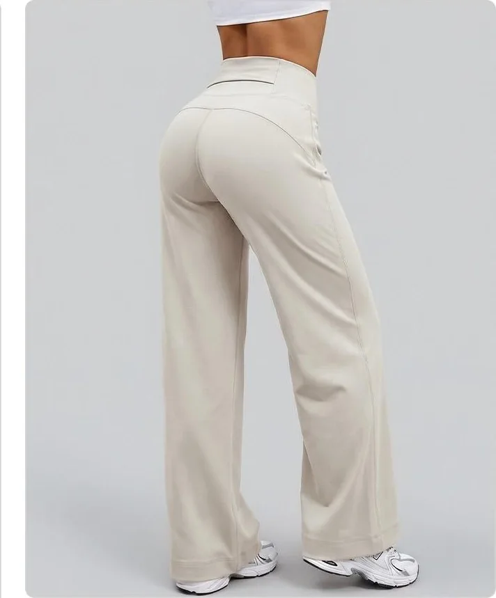 Back Pocket Straight-Leg Pants