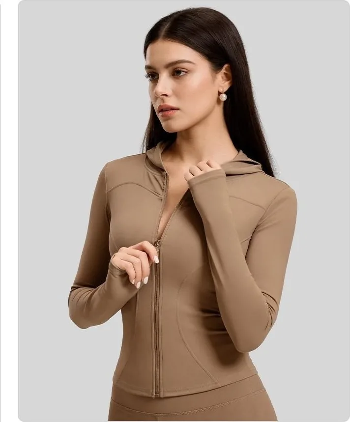 Peach Yoga Hooded Jacket