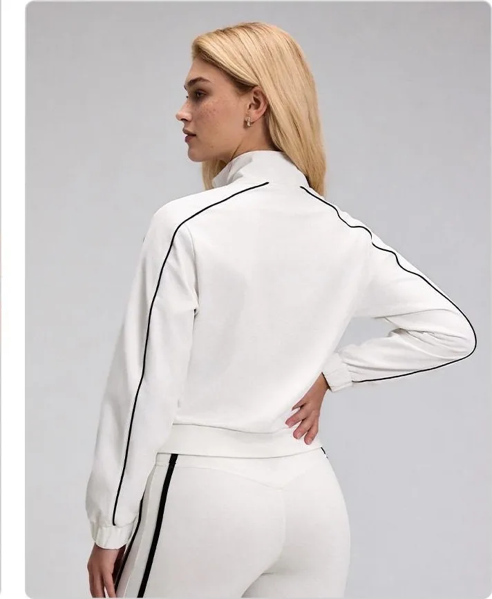 Linear-Seam Loose Jacket