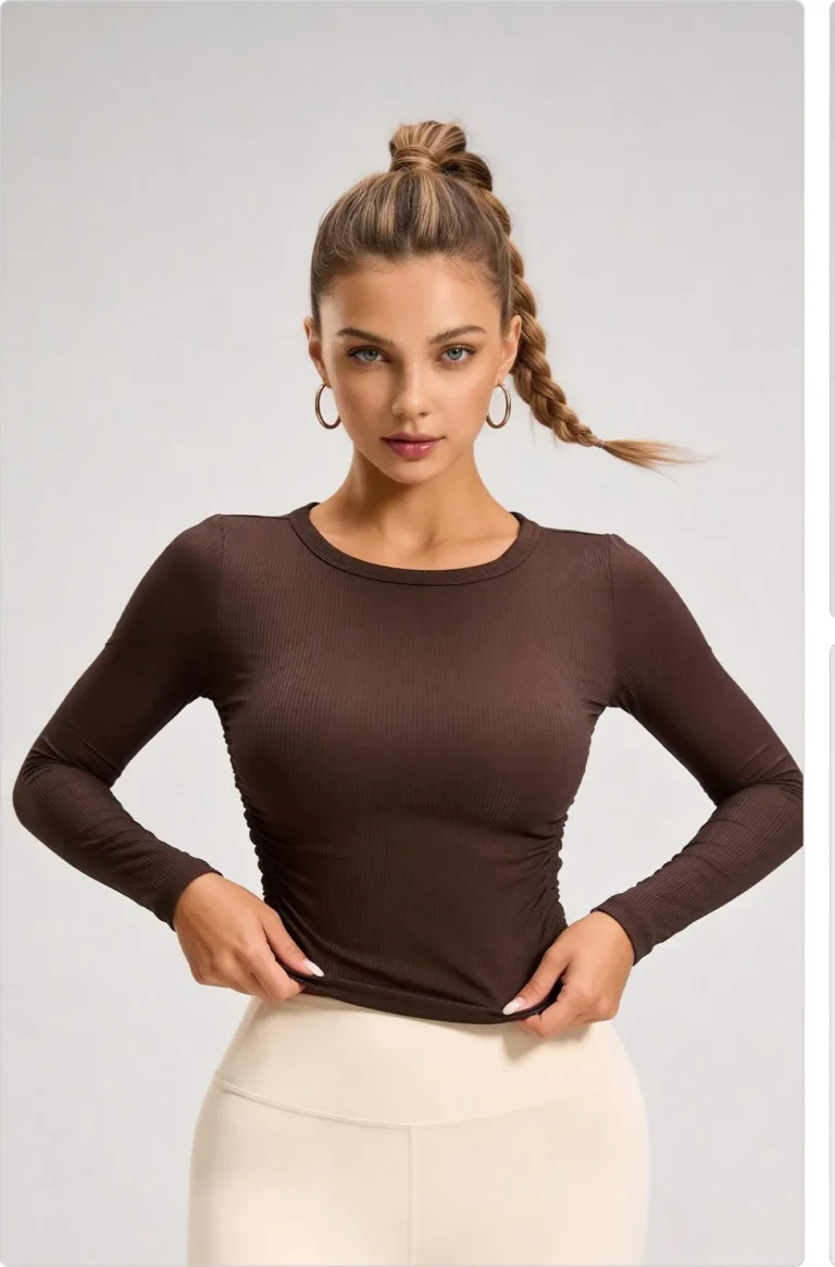 Striped Sport Long Sleeve Top