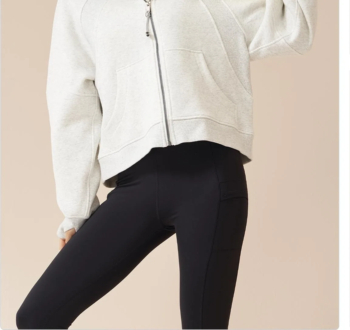 Loose Zip Hooded Top