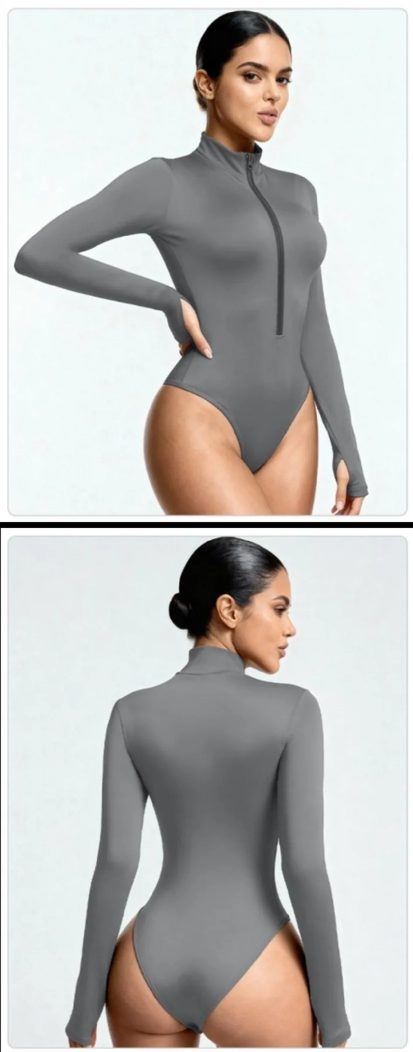 Half-Zip Bodysuit