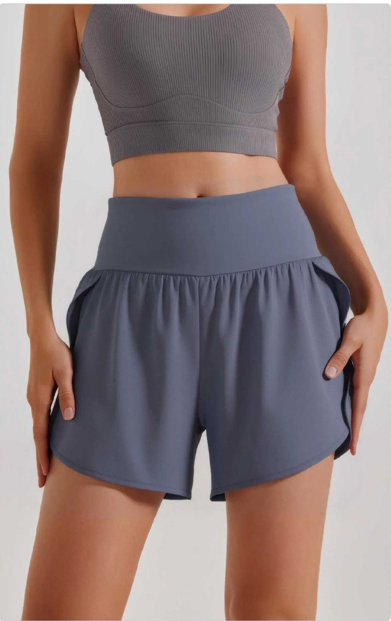 Back Waist Pocket Quick-Dry Shorts