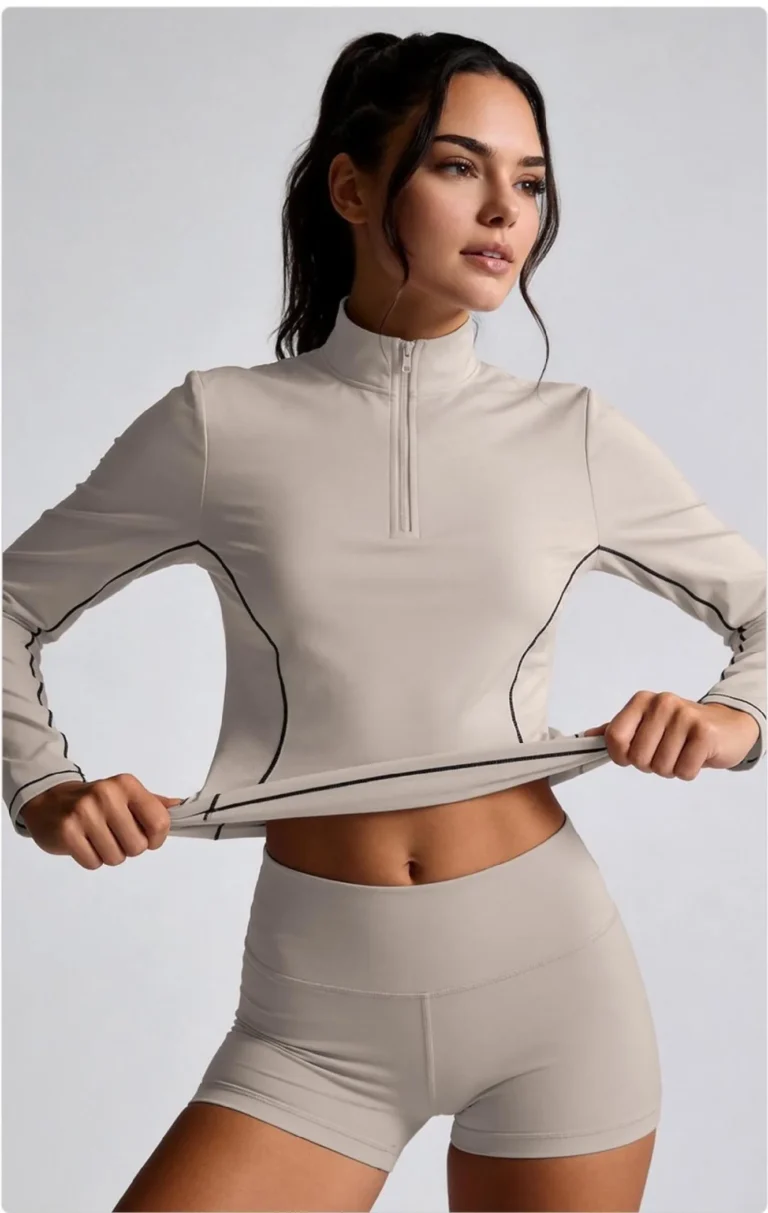 Mesh Long Sleeve Top