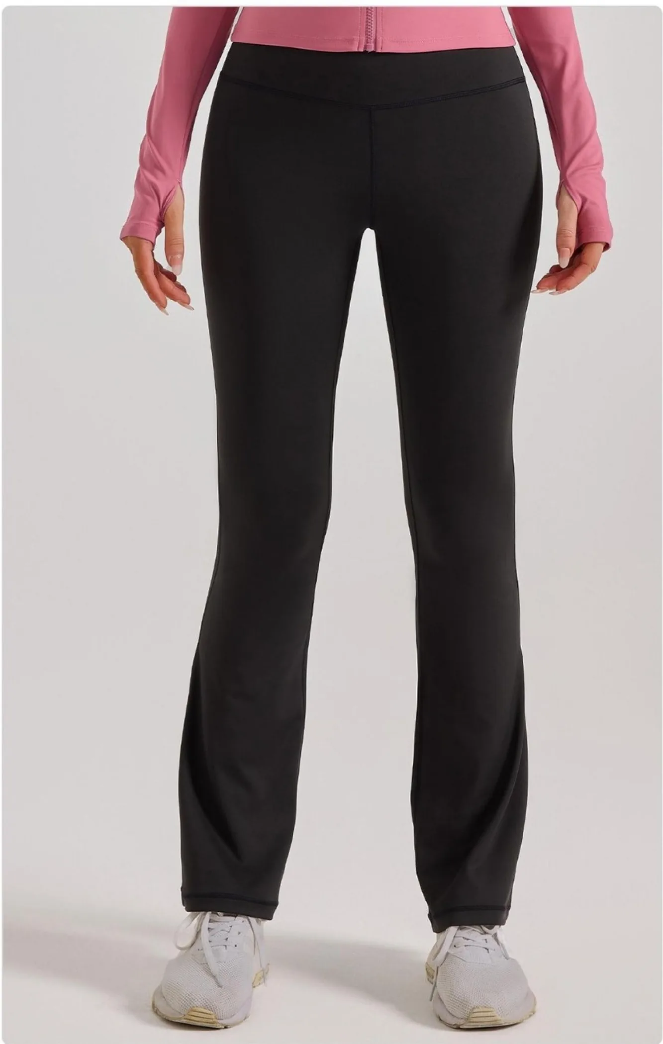 Peach Flared Leggings
