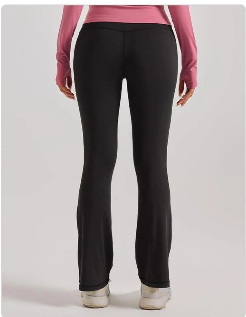 Peach Flared Leggings