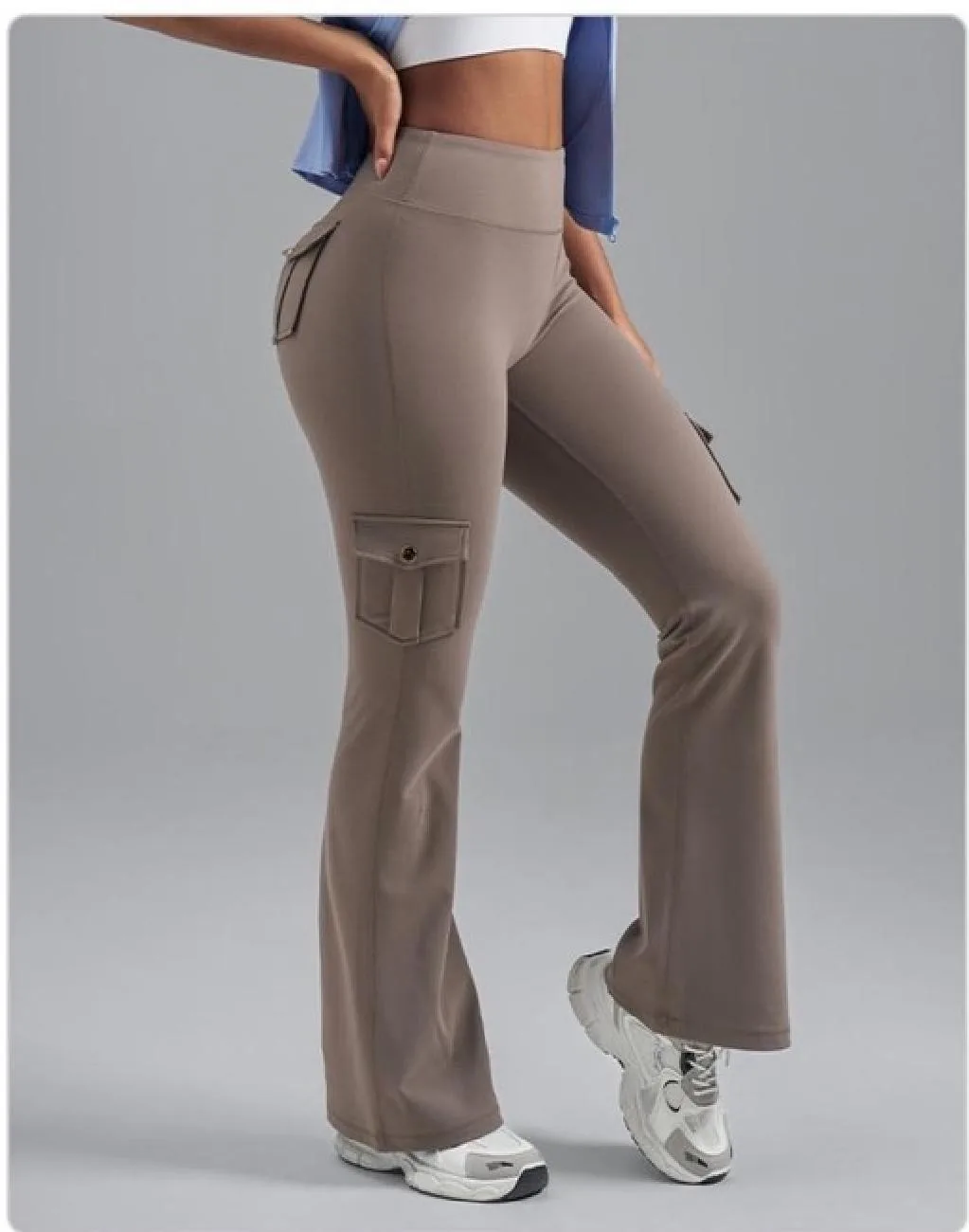 Cargo Flared Leggings