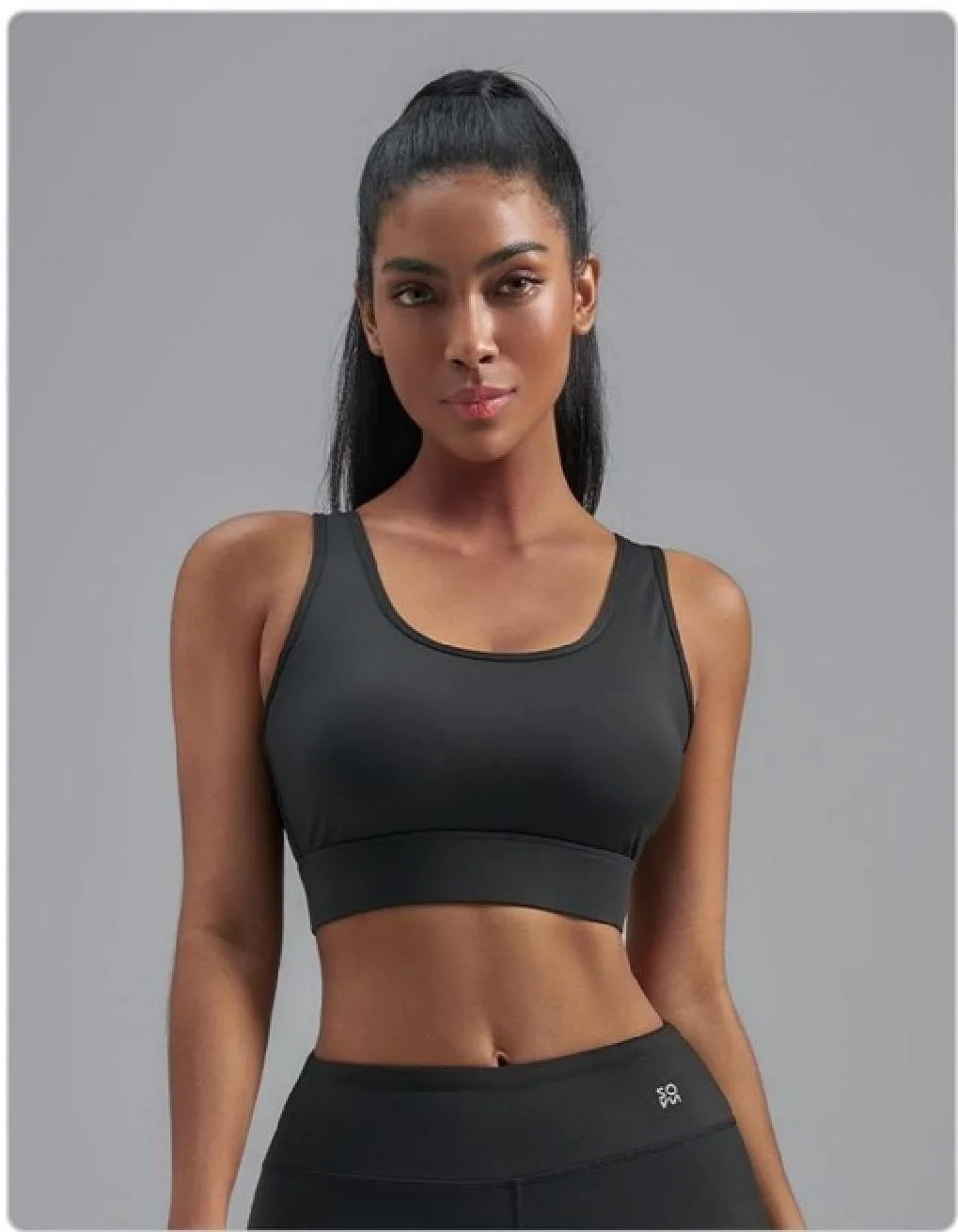 Buttery-Soft Four-Strap Cross Sports Bra